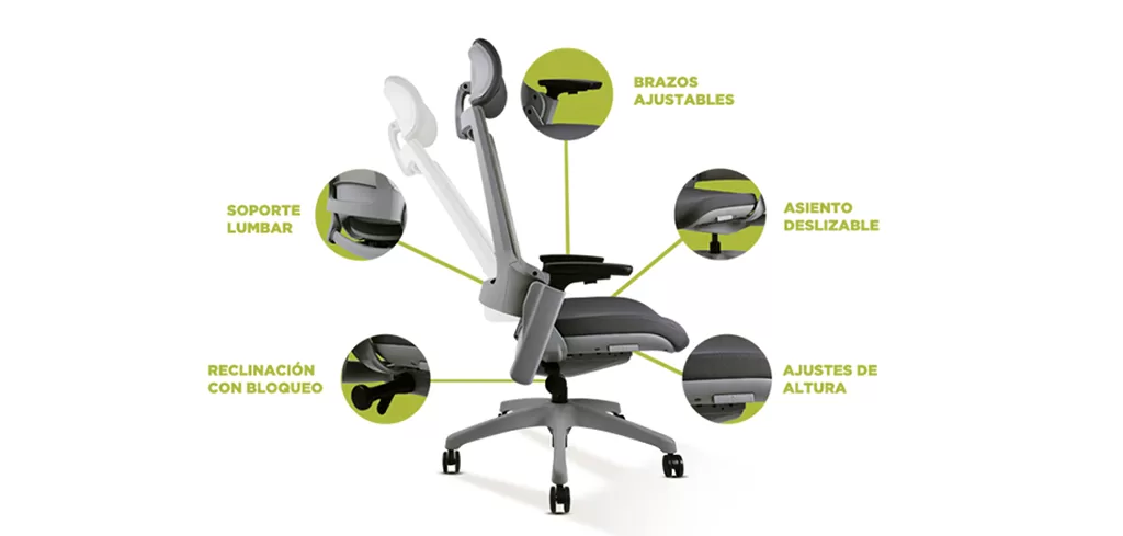 Sillas con Soporte Lumbar