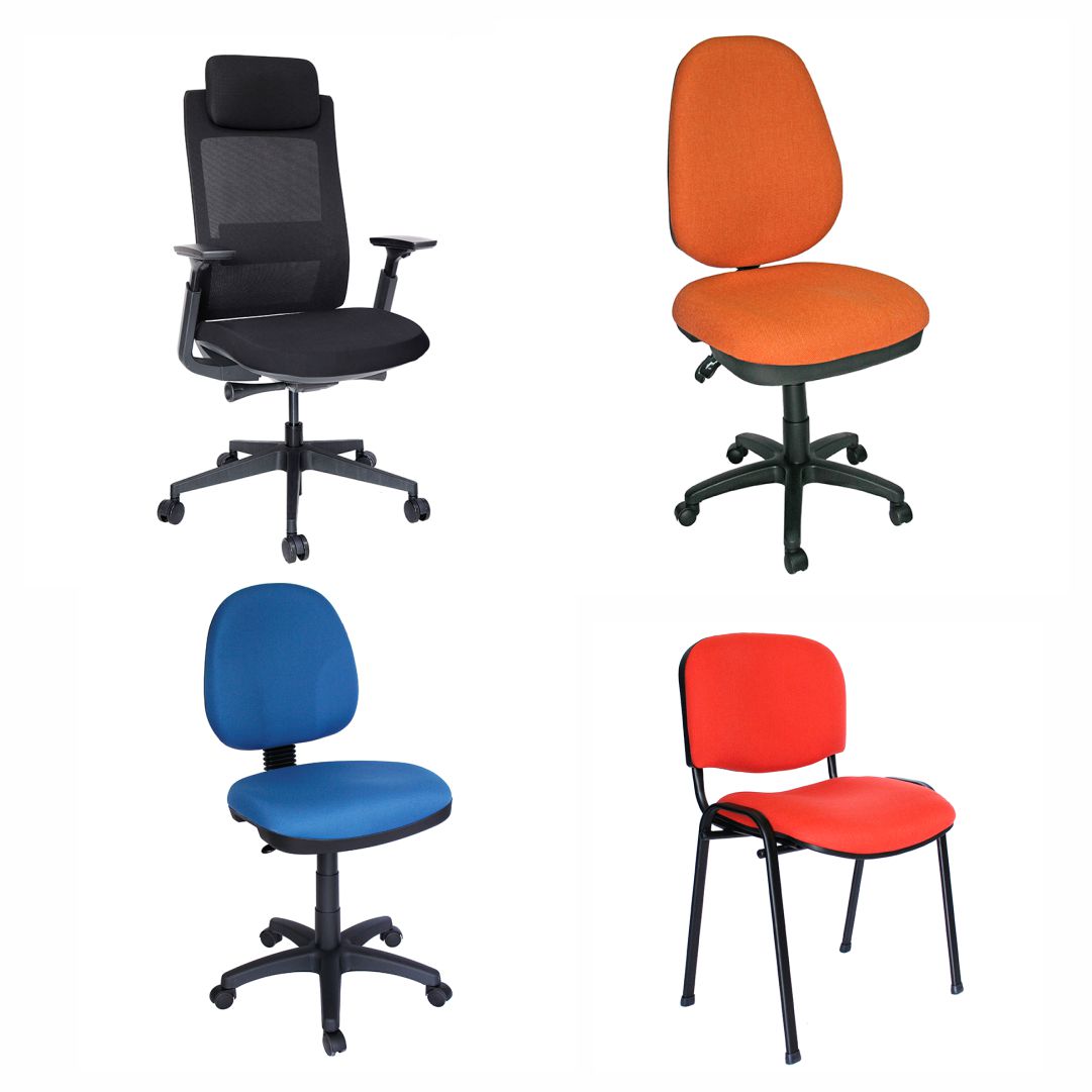 5 tipos de sillas que debes conocer para tu oficina