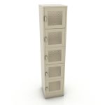 Locker 5 Puertas Malla