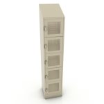 Locker Puerta de malla con Copete