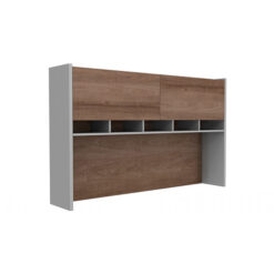 Librero sobre credenza