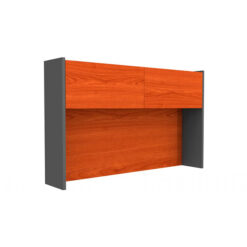 Librero sobre credenza